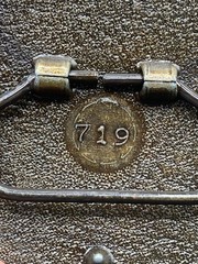 Vintage Coors Banquet Beer Brass & Leather Belt Buckle