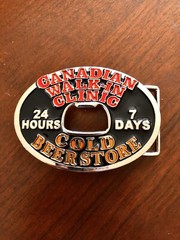 Funny Canadian Walk-In Clinic With Bottle Opener Metal Unisex Men’s Belt Buckle