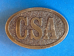 Vintage CSA Confederate States Of America Belt Buckle Georgia Florida Alabama Ar