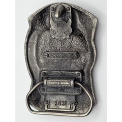 Vintage 1985 Alaska The Great Land Belt Buckle Great American Buckle Co 1632 USA