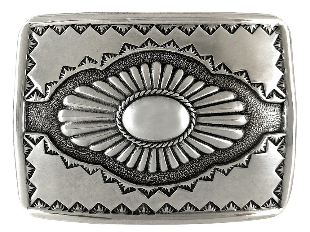 WESTERN COWBOY BUCKLE SOUTHWESTERN ANTIQUE ENGRAVED TROPHY BELT BUCKLE
