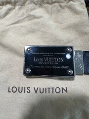 Louis Vuitton Inventeur Damier Graphite 35mm Reversible Belt size 95cm “Vintage”