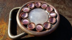 Atlantis Gemstone belt buckle -Handmade- RT ARTISAN WORKS