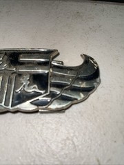 TRUCKER GIRL CREST BELT BUCKLE With BOTTLE OPENER METAL
