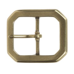 1 5/8&Prime; (40 mm) Nickel Free Center Bar Single Prong Octagon Belt Buckle