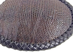 RING LIZARD SKIN Belt Buckle LARGE NEW Authentic Handmade Western Cowboy