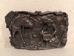 Vintage Arroyo Grande Buckle Co. 1981 B-10 Gold Mining Panning Belt Buckle!