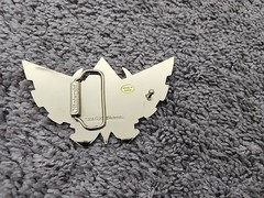 Nintendo Legend of Zelda Triforce Hyrule Crest Belt Buckle Mens Gold/Black