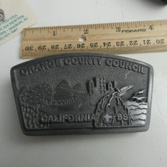 Boy Scouts of America Orange County Council California BSA Belt Buckle CD Hit