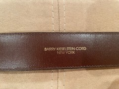 HUGE! Kieselstein-Cord Sterling Alligator Buckle And Black Alligator Belt Size 2