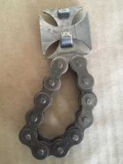 West Coast Choppers Chain Link Belt Buckle Bottle Opener