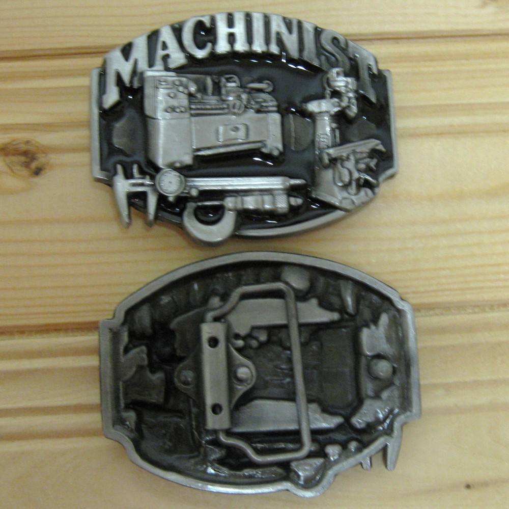 Machinist work Profession belt buckle