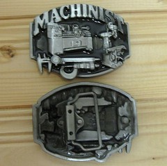 Machinist work Profession belt buckle
