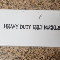 Heavy Duty Silver Metal Knuckle Belt Buckle Punk Shiny Fits 2 in Belt