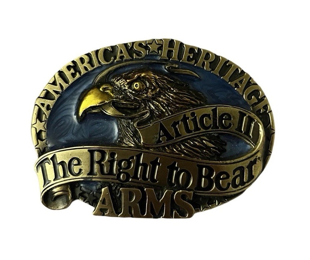 America&rsquo;s Heritage Right To Bear Arms Belt Buckle Great American Company