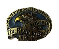 America&rsquo;s Heritage Right To Bear Arms Belt Buckle Great American Company