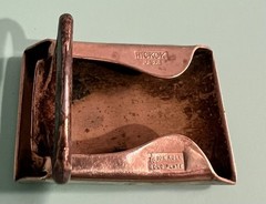 Initial J vintage 1/20 10K gold filled Hickok belt buckle.