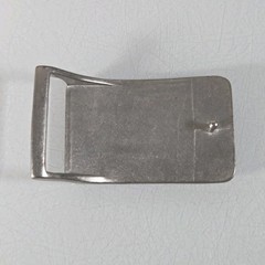 Armani Exchange Black Metal Belt Buckle