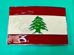Lebanon Lebanese Liban National Flags Middle East Flag Belt Buckle