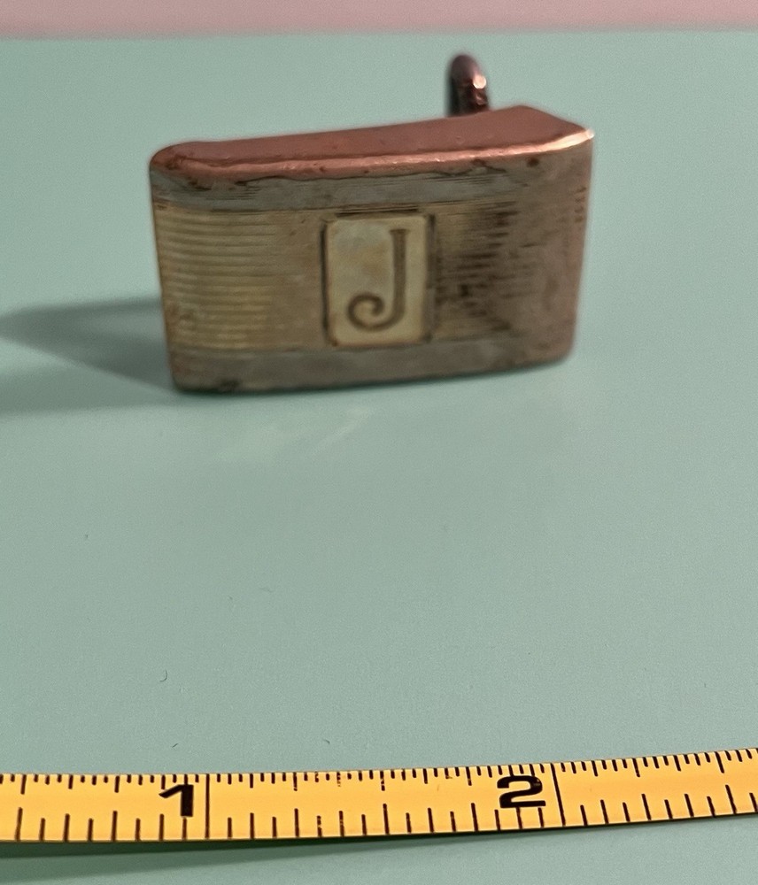 Initial J vintage 1/20 10K gold filled Hickok belt buckle.