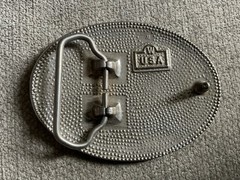 American Bald Eagle Belt Buckle W Made In USA Vtg See Pics Bird Of Prey