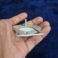 Handmade Belt Buckle Natural Scolecite Gemstone Western Belt Buckle For Men