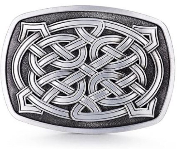 Celtic Knot Belt Buckle Metal BU176