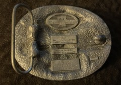 Philadelphia Buckle and Key Chain Belt Buckle 66/250 Electric Gas Company 1993