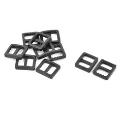 Schoolbag Webbing Plastic Adjustable Buckle 10mm Strap Width 10pcs