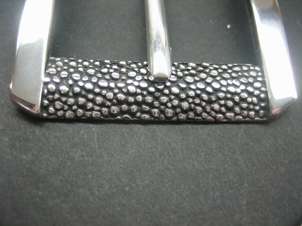 STERLING SILVER 925 BUCKLE AVAILABLE FOR 1&Prime; 1-1/8&Prime; 1-1/4&Prime; 1-3/8&Prime; 1-1/2&Prime; BELTS