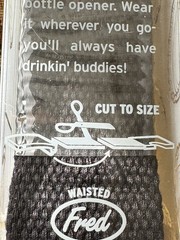 Fred & Friends BEER BELLY Bottle Opener Belt NEW Vintage Unisex Heavy Metal NOS