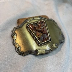 Unique Belt Buckle Mixed Stones Estate
