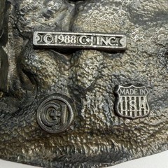 America&rsquo;s Finest Trooper Multi-Color Pewter Belt Buckle