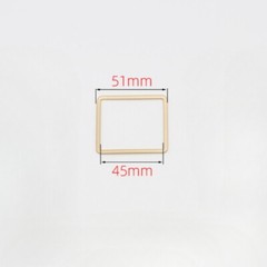 1pc Solid Metal Belt Buckle 45 mm Square Replacement Buckle for Backpack Bag DIY