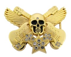 Skull Belt Buckle Halloween Party Costume Santa Claus Christmas Men »s Hand cuff