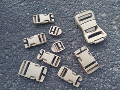 Belt Buckle Lot Brown Plastic Tactical Buckles