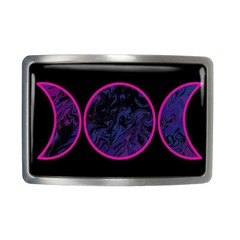 Triple Moon Goddess Belt Buckle – Pagan Wiccan Occult Moon Cycle Buckle – 997