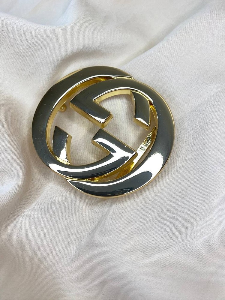 Double G 1.5` Belt Buckle Gold GG Logo 40 mm Replacement Buckle Designer Style