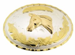 Western Belt Buckle Horse Shoe Racing Rodeo Cowgirl Cowboy New Men Women Texas