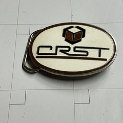 Mens Vintage CRST Transportation Company Belt Buckle