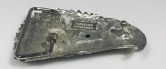 Vintage Frederick Pewter Bald Eagle Head Belt Buckle Genuine Solid Canada
