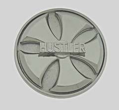 Vintage Spinner Belt Buckle Hustler Silver Metal Men Women Western Cowboy Rodeo