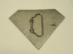 Superman Belt Buckle Black and White