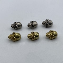 Brass Skull Sewing Button,Clothing Shank Button,Brass Sewing Button lot