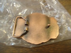 NEW BELT BUCKLE COPPER FINISH CONSTITUTION Liberty Bell