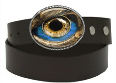 Alien Monster Eye Unisex Handmade Artisan Belt Buckle