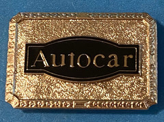 VINTAGE AUTOCAR TRUCK BELT BUCKLE
