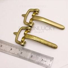 Mens Littleton Cavalry Belt Buckle Leather Craft Clasp Hook Buckle Vintage Brass