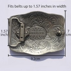 Western Belt Buckles for Men Cowboy Belt Buckle American Patriotic Buffalo Belt