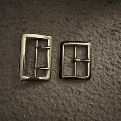 2X Vintage Solid Brass Belt Buckle Heavy Duty